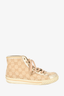 Gucci Brown Canvas Monogram High-Top Size 35.5