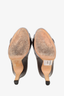 Gucci Brown Guccissima Leather Horsebit New Hollywood Pumps Size 37.5
