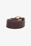 Gucci Brown Leather Belt Size 34
