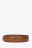 Gucci Brown Leather Horsebit Belt Size 90