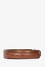 Gucci Brown Leather Horsebit Belt Size 90