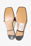 Gucci Cream Leather Peyton Double GG Flat Slide Mules Size 37