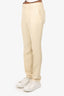 Gucci Cream Wool Wide Leg Trousers Size 40