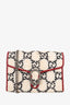 Gucci Dionysus White Tweed GG Monogram Mini Dionysus Wallet On Chain