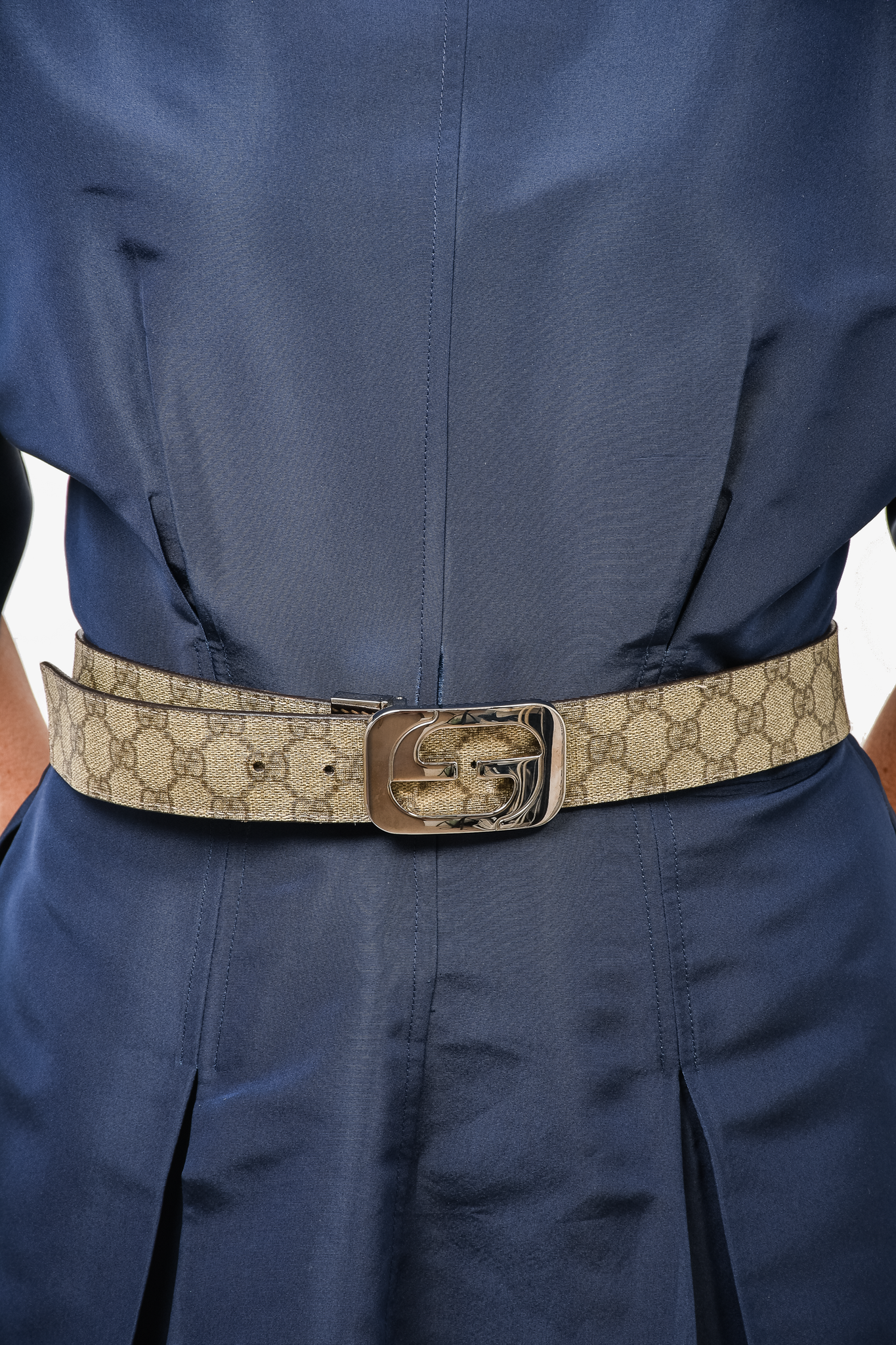 Gucci GG Supreme Belt - Man Belts Blue 90