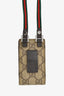 Gucci GG Supreme Canvas IPod Holder on Web Strap