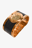 Gucci Gold Toned GG Leather Twirl Watch