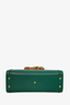 Gucci Green Leather Diana Small Tote Bag