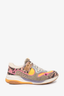 Gucci Multicoloured Lizard Embossed Leather Ultrapace Sneakers Size 39.5