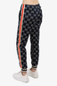 Gucci Navy Blue/Cream Guccisima Side Stripe Joggers Size XXS
