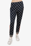 Gucci Navy Blue/Cream Guccisima Side Stripe Joggers Size XXS