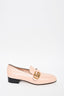 Gucci Pink Leather GG Block Loafers sz 40
