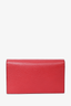 Gucci Red Pebbled Leather 'Betty' Wallet on Chain