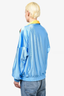 Gucci Shiny Blue Logo Technical Jersey Polo L/S Top sz S Mens w/ Tags