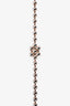 Gucci Sterling Silver Beaded GG Pendant Necklace