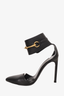 Gucci Tom Ford Runway Black Leather Horsebit Pumps Size 36.5