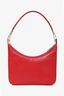 Gucci Vintage Red Leather Shoulder Bag