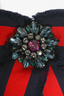 Gucci Web Bow Crystal Embellished Brooch