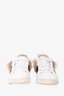 Gucci White Leather Ace Sneakers With Fur Lining Size 36.5