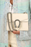 Gucci White Leather Mini 'Dionysus' Bag