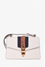 Gucci White Leather Small Sylvie Bag