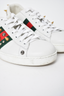 Gucci White Leather Web Studded Sneakers sz 5.5 Mens
