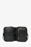 Gucci Black Leather GG Guccissima Belt Bag