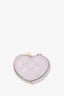 Gucci Purple Guccissima Leather Heart Coin Pouch