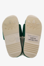 Gucci x Adidas Green/White GG Platform Sandals Size 36