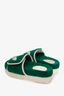 Gucci x Adidas Green/White GG Platform Sandals Size 36