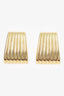 Heaven Mayhem Gold-Toned Ribbed Earrings
