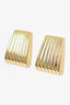 Heaven Mayhem Gold-Toned Ribbed Earrings