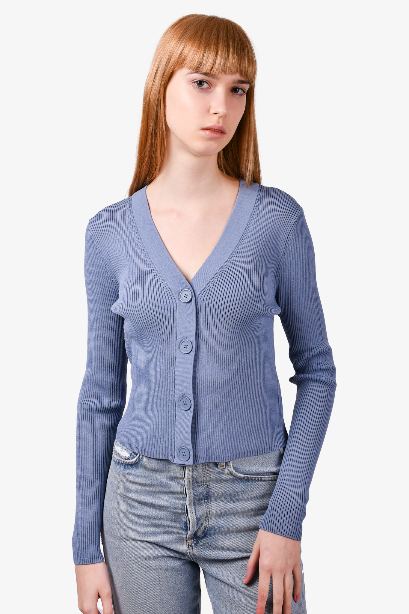Halogen long ribbed sales cardigan