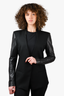Helmut Lang Blazer Leather/Knit Blazer Size 8