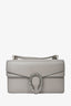 Gucci Grey Pebbled Leather Dionysus Shoulder Bag