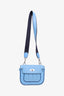 Hermes 2014 Blue Swift Leather Mini Berline 21 Bag