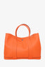 Hermes 2014 Orange Negonda Garden Party 36 PM Tote Bag