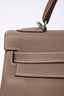 Hermes 2014 Taupe Togo Leather Kelly 32 Retourne with Strap