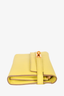 Hermes 2014 Yellow Chevre Leather Kelly Wallet