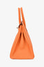 Hermes 2015 Orange Togo Leather Birkin 30 GHW