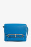 Hermès 2017 Blue Evercolour Leather Roulis 23 Bag