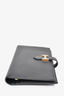 Hermes 2018 Black Epsom Leather Classic Bearn Wallet w/ GHW