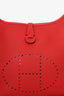 Hermès 2019 Red Clemence Leather Evelyne III 29 Shoulder Bag