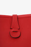 Hermès 2019 Red Clemence Leather Evelyne III 29 Shoulder Bag