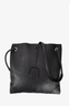 Hermes Black Clemence Leather Silky City Tote PM