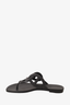 Hermès Black Egerie Sandals Size 35