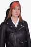 Hermès Black Hat Print 'Paris Modiste' Silk Scarf