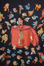 Hermès Black Hat Print 'Paris Modiste' Silk Scarf