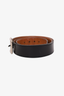 Hermès Black Leather Cape Cod 32MM Belt Size 90