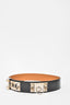 Hermes Black Leather Collier De Chien Belt Size 80